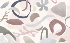 Paradox Pristine | Pastel Shapes Mural