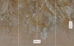 Coco Champagne | Gold Palms Mural 11 Coco Champagne | Gold Palms Mural -Home Wallpaper IF4 065 3