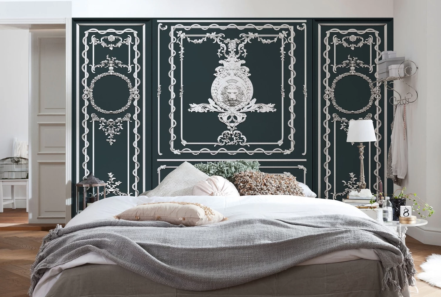 Classy Castle | French Panel Mural 2 Classy Castle | French Panel Mural - Image 2