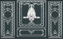 Classy Castle | French Panel Mural