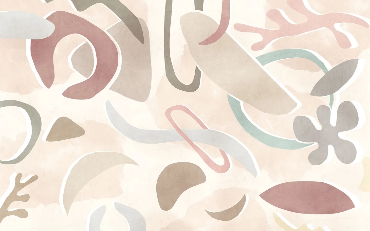 Paradox Parallelogramm | Pastel Shapes Mural 1 Paradox Parallelogramm | Pastel Shapes Mural