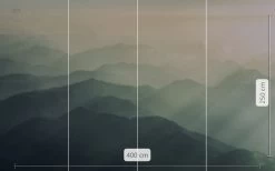 Hazy Hills | Sunny Mountain Mural 11 Hazy Hills | Sunny Mountain Mural -Home Wallpaper IFSH4 073 3