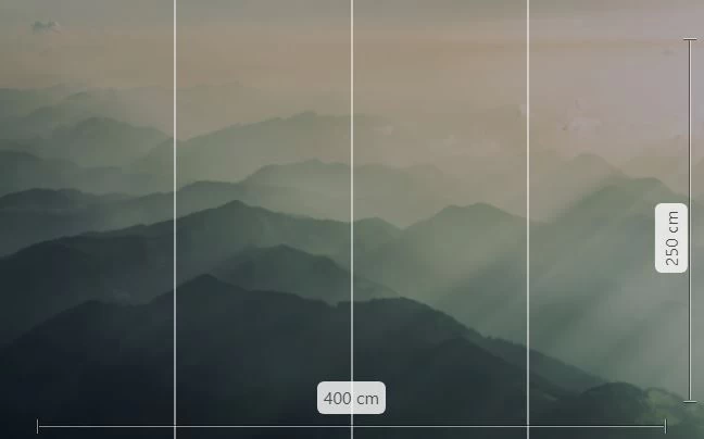 Hazy Hills | Sunny Mountain Mural 4 Hazy Hills | Sunny Mountain Mural - Image 4