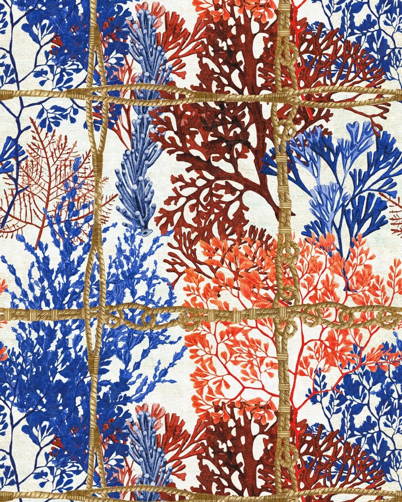 Corallia | Coral Rope Wallpaper 2 Corallia | Coral Rope Wallpaper - Image 2