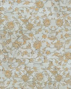 Backyard Flowering | Damask Swirl Wallpaper