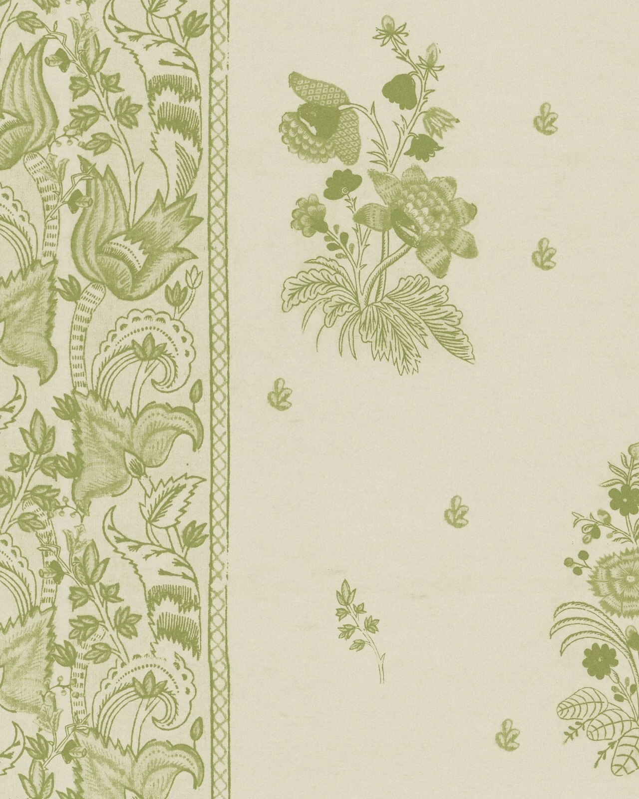 Korond Floral | Botanical Stripe Wallpaper 1 Korond Floral | Botanical Stripe Wallpaper