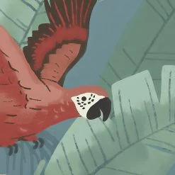 Enchanted Jungle | Shadowy Tropics Mural -Home Wallpaper X7 1013 5