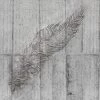 Concrete Feather Mural