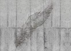 Concrete Feather Mural