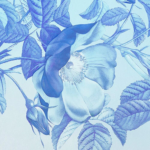 Blue Aura | Draping Blossom Mural 3 Blue Aura | Draping Blossom Mural - Image 3